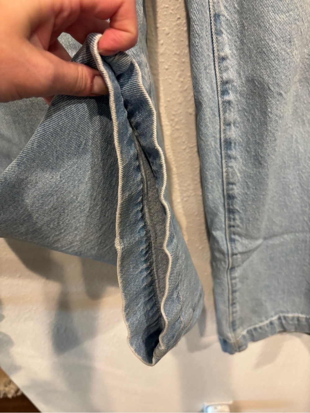 LOFT Palmer wide leg jeans 4 - Picture 2 of 8